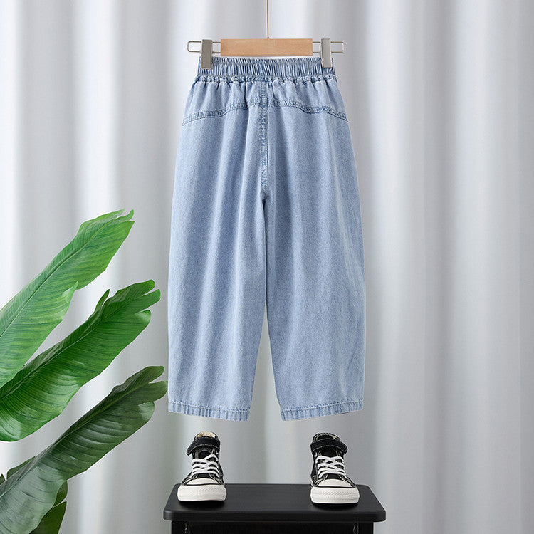 Children's Summer Wide Boys Thin Mosquito Repelling Children's Pants