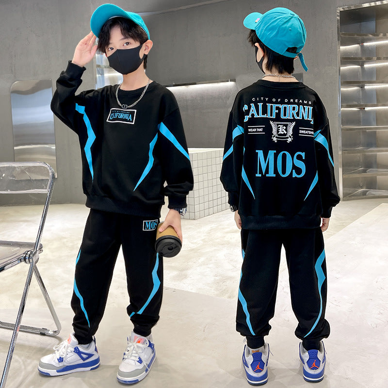 Western Style Wear Sweater Fried Street Children's Suit