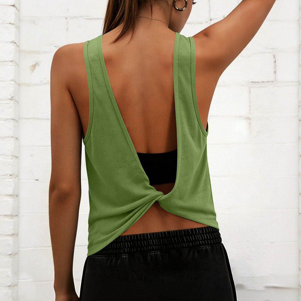 Women's Summer Loose Casual Daily Solid Color Round Small Vest/suspenders/tube Top