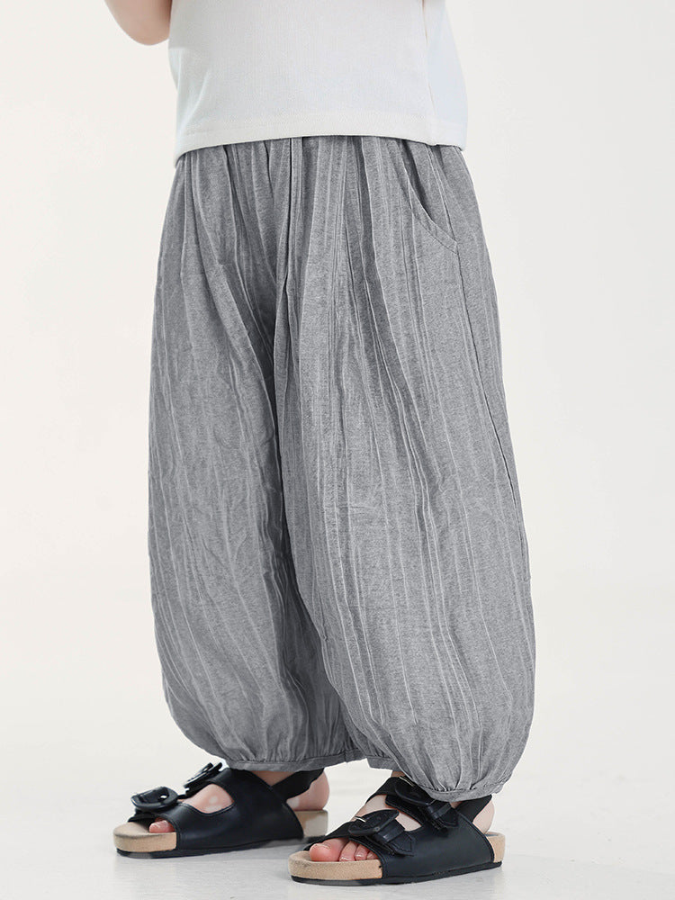 Children's Clothing Boy's Summer Thin Bloomers Cropped Children's Pants