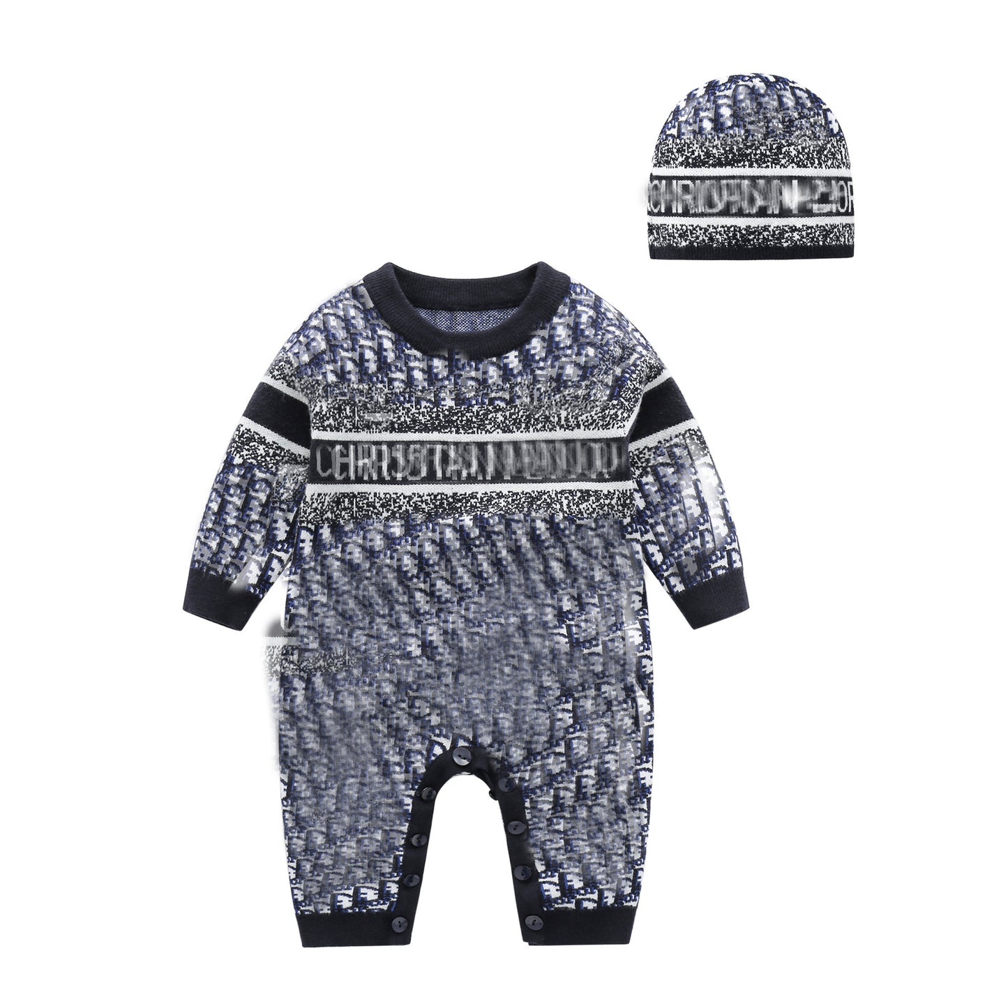 Knitted Clothes Jumpsuit Autumn Born Romper Jumpsuit, Climbing Suit