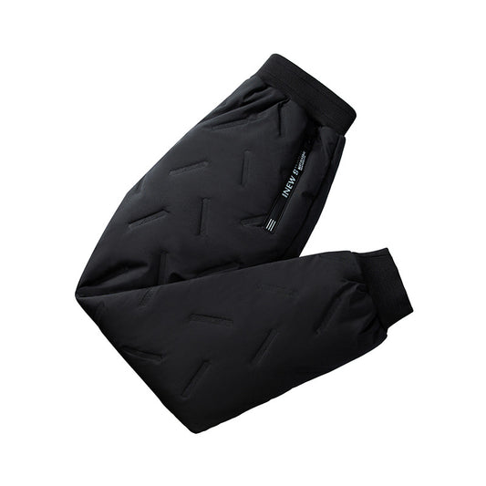 Boys Trousers Warm Middle Big Padded Fleece Children's Pants