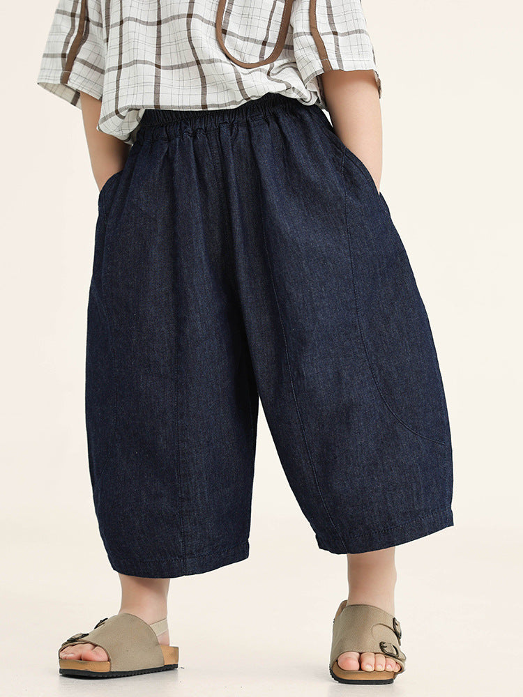 Children's Clothing Jeans Summer Thin Bloomers Casual Harem Children's Pants