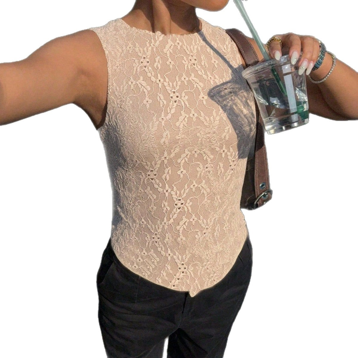 Explosion Independent Summer Elegant Fashion Lace Vests