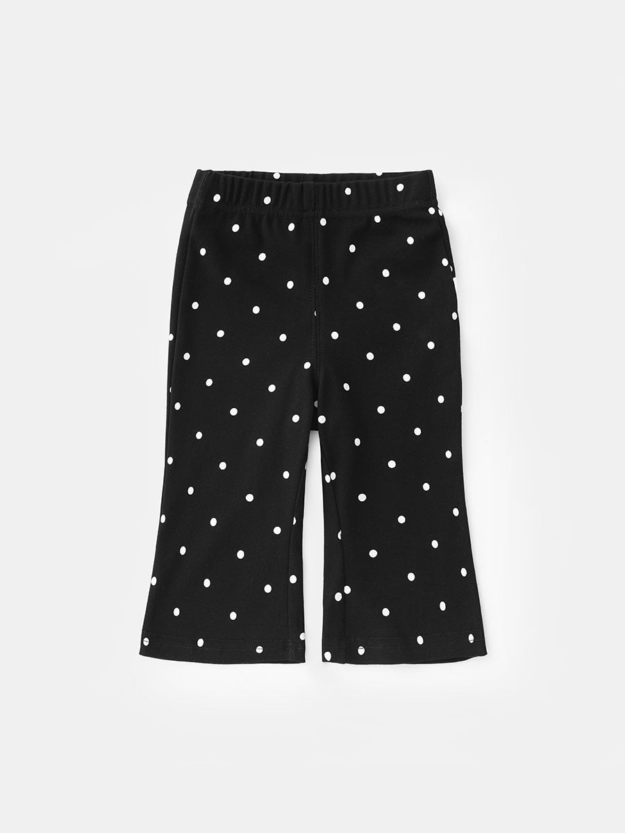 Children's Thin Summer Casual Leggings Bell-bottom Cropped Children's Pants
