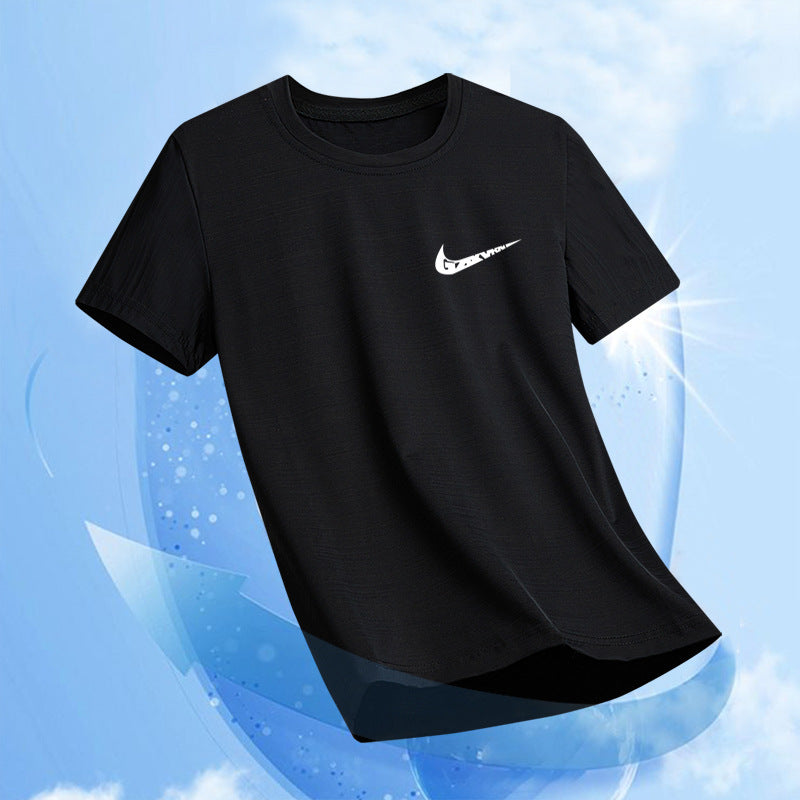 Children's Short Sleeve Summer Medium Large Boys Gym Children's T-shirt