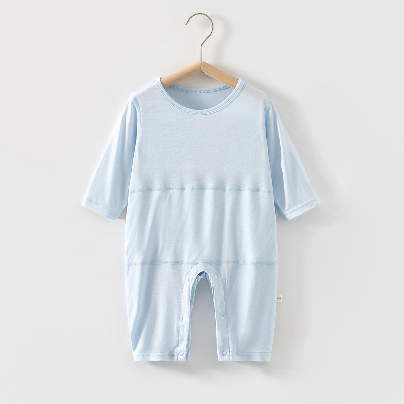 For Babies Double Layer Bellyband Jumpsuit Summer Romper Fiber Boneless Jumpsuit, Climbing Suit