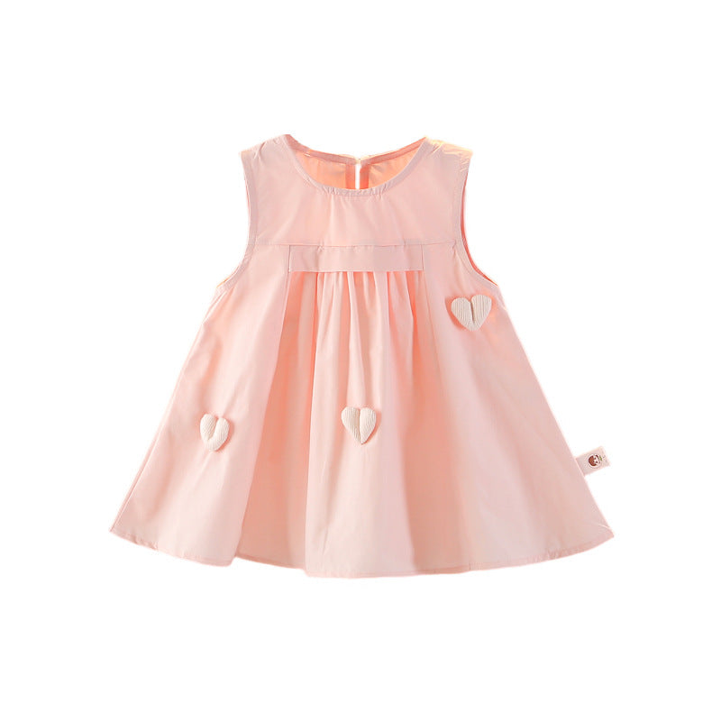 Children's Summer Fashionable Clothing Vest Sleeveless Princess Children's Dress
