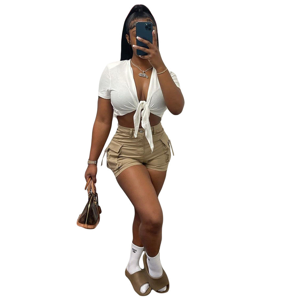 Stylish Unique Women's Overalls Sexy Fashion Shorts