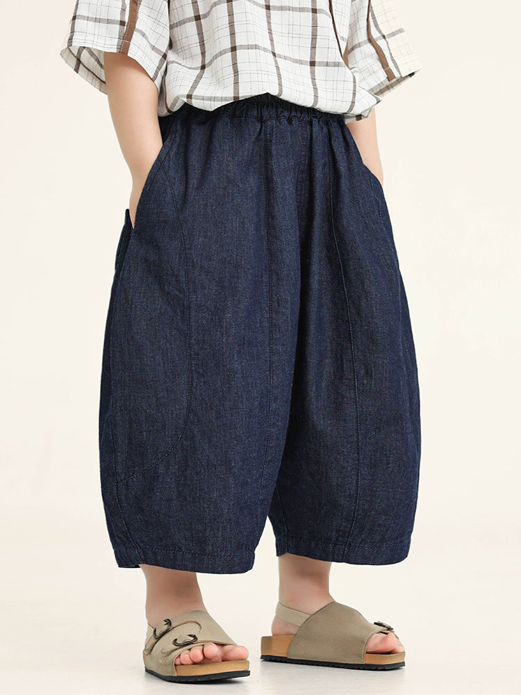 Children's Clothing Jeans Summer Thin Bloomers Casual Harem Children's Pants