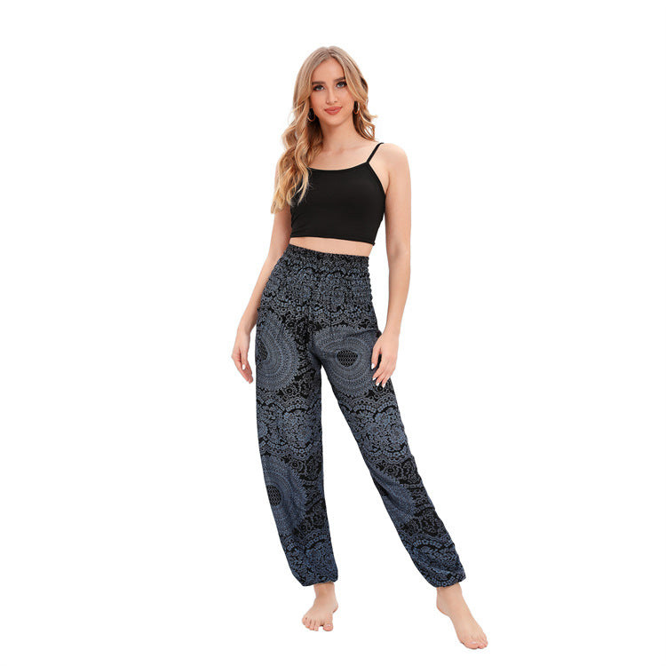 Cool Women's Thailand Yoga Bloomers Clothes Casual Pants