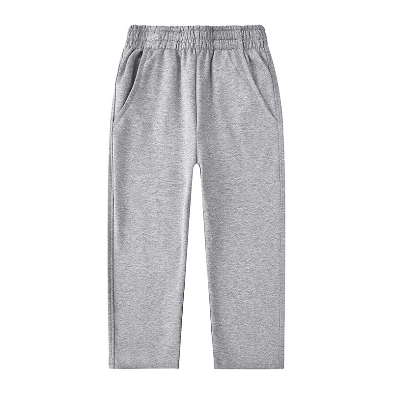Crawler Primary Secondary School Garden Gray Sports Dark Children's Pants