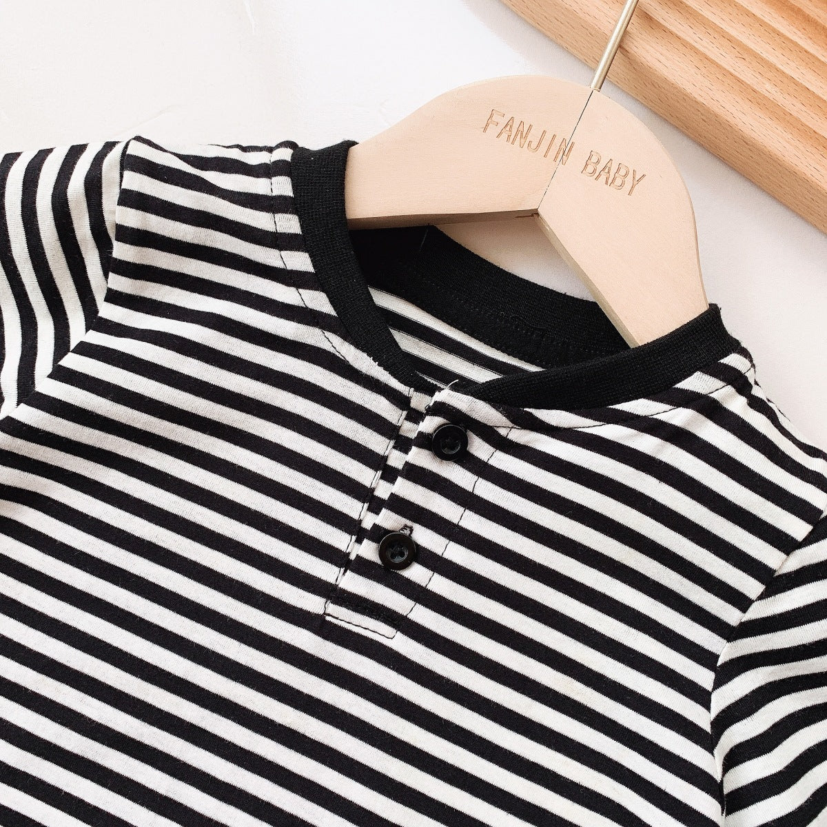 Women's & Men's Short Sleeve Triangle Rompers Born Summer Striped Jumpsuit, Climbing Suit