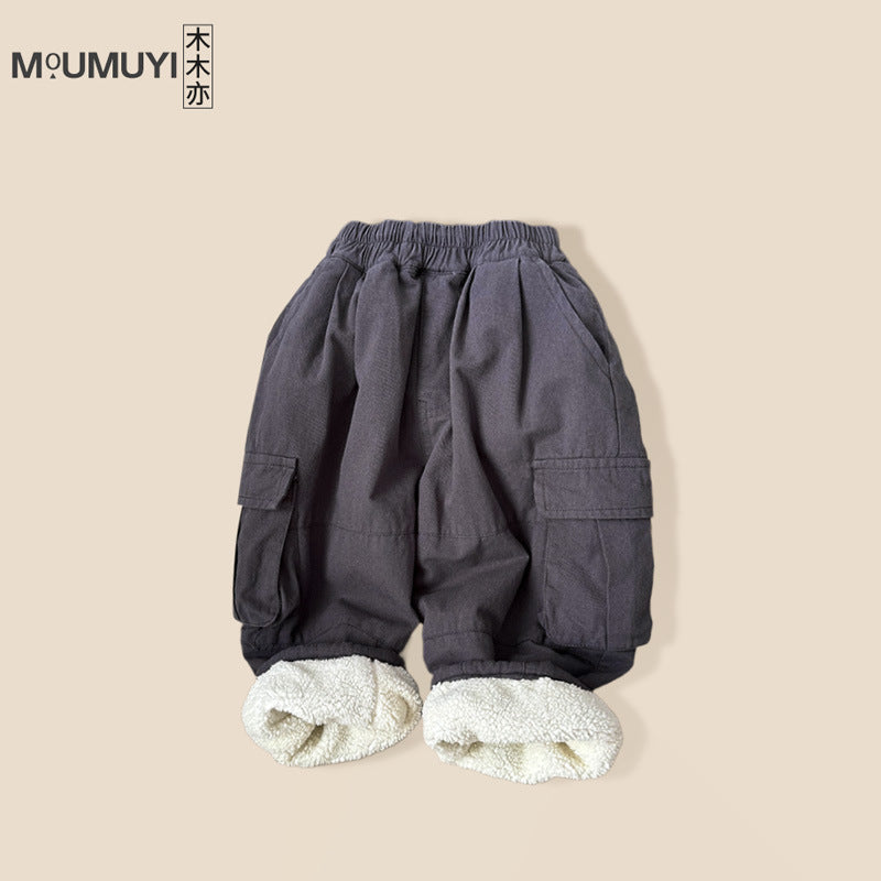 Children's Korean Clothing Spring Handsome Overalls Casual Cotton Children's Pants