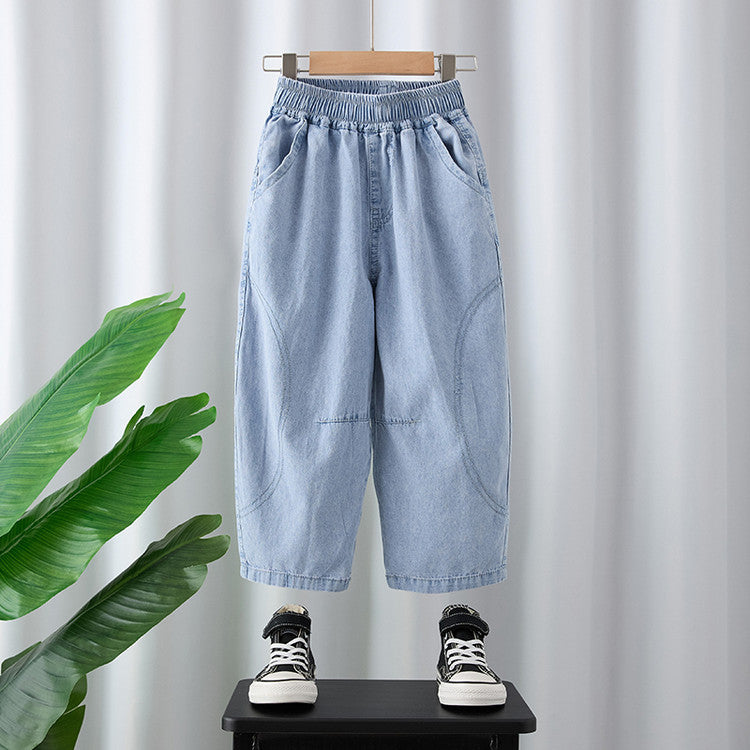 Children's Summer Wide Boys Thin Mosquito Repelling Children's Pants