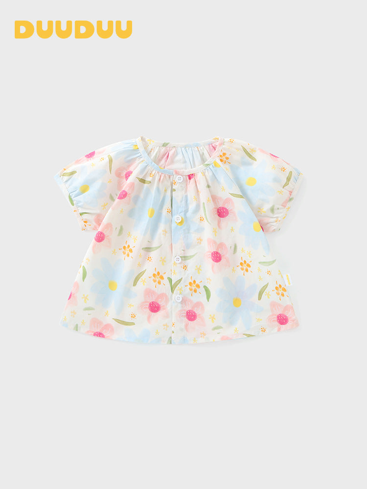 Children's Short Sleeve Top Summer Clothes Wear Shirt Soft Children's T-shirt