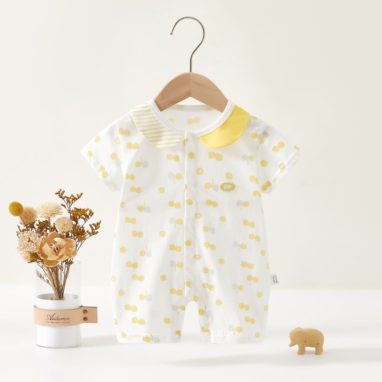 Clothes For Babies Summer Thin Born Short Sleeve Jumpsuit, Climbing Suit