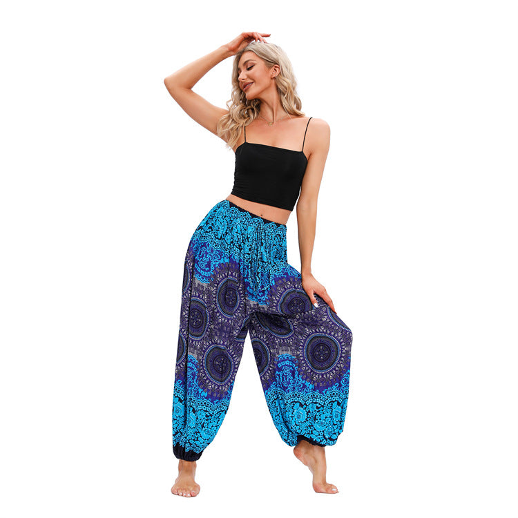 Attractive Women's Yoga Sports Bloomers Clothes Casual Pants