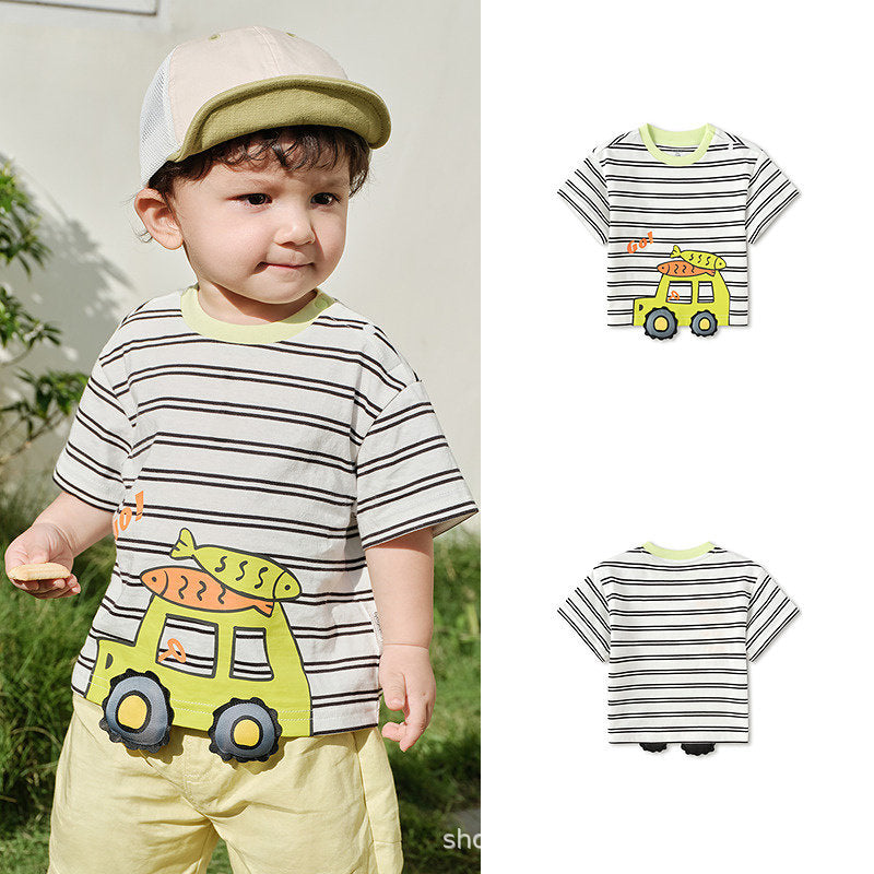 Children's Clothing Top Short-sleeved Summer Cute Children's T-shirt