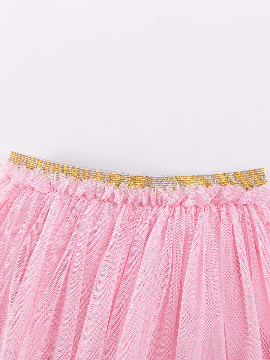Children's Summer Chiffon Skirt Cute Sweet Clothing Children's Suit