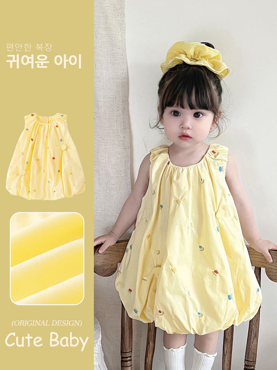 Stylish Summer Princess Little Bud Skirt Children's Dress