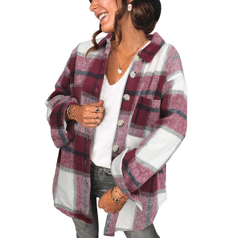 Women's Spring Shirt Independent Breasted Casual Blouse