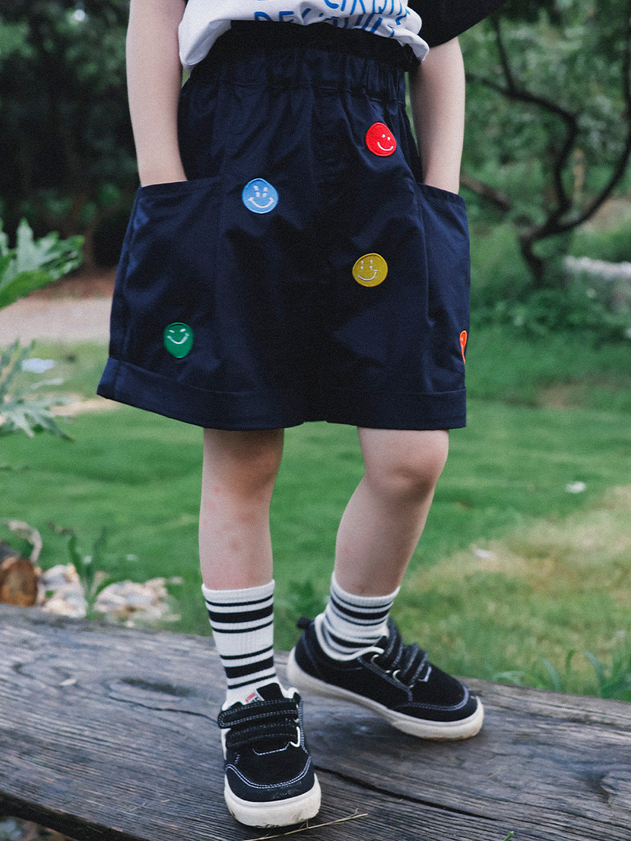 Children's Shorts Summer Mountain Outdoor Embroidery Lightweight Children's Pants