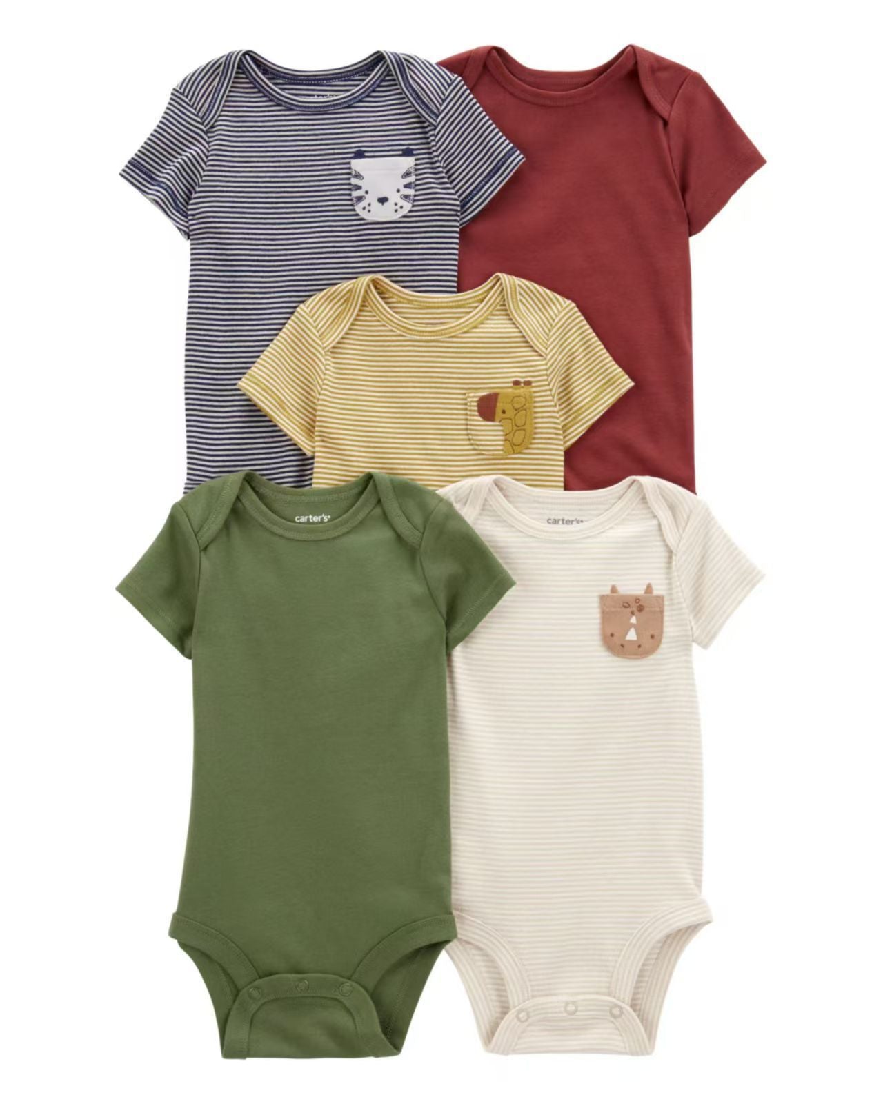 Children's Sleeves For Infants Triangle Rompers Romper Five Pieces Jumpsuit, Climbing Suit