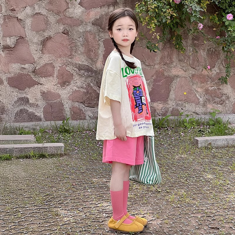 Children's Shorts Summer Korean Casual Wear Fashionable Children's Suit