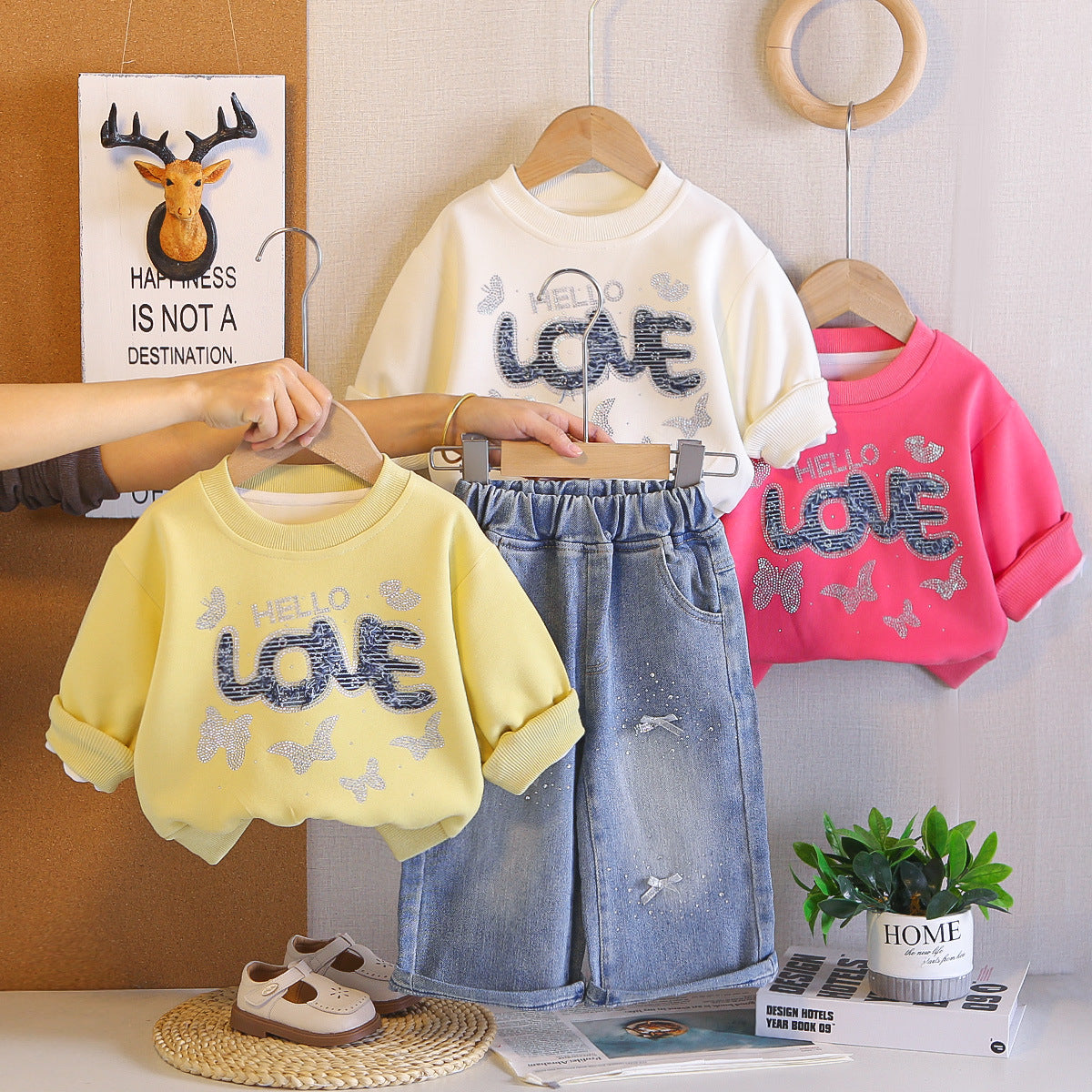 Children's Clothing Outfits Handsome Fashion Spring Clothes Little Sweatshirt Children's Suit