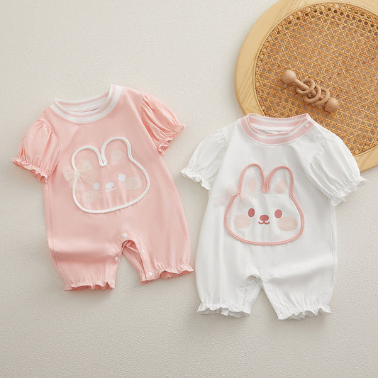 Summer Clothes Short Sleeve Rompers Lightweight Breathable Cute Super Jumpsuit, Climbing Suit
