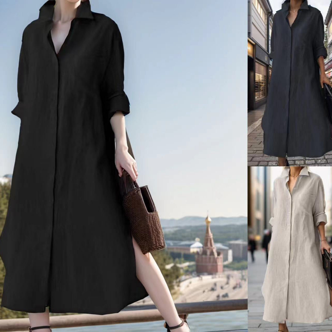 Women's Long Sleeve Shirt Casual Loose Irregular Blouse