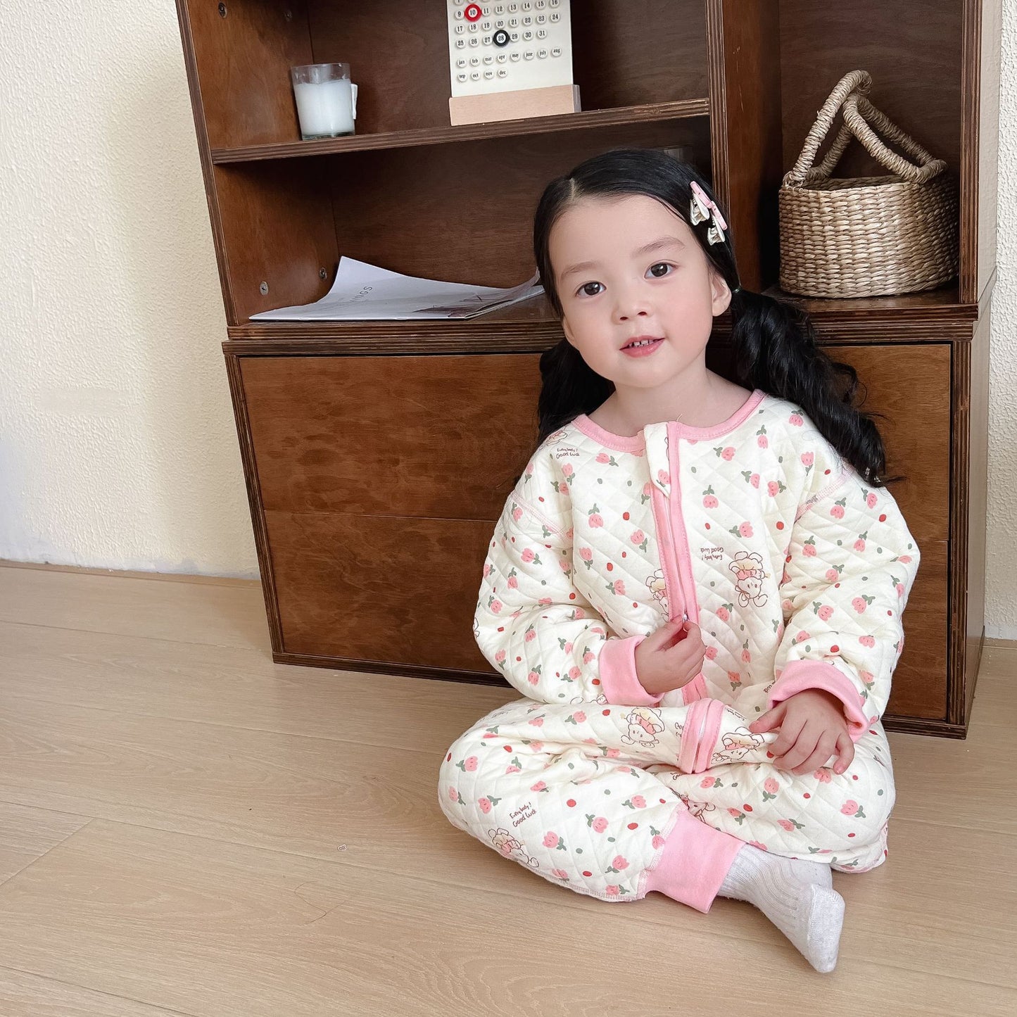 Seamless Warm Sleeping Bag Infant One-piece Jumpsuit, Climbing Suit