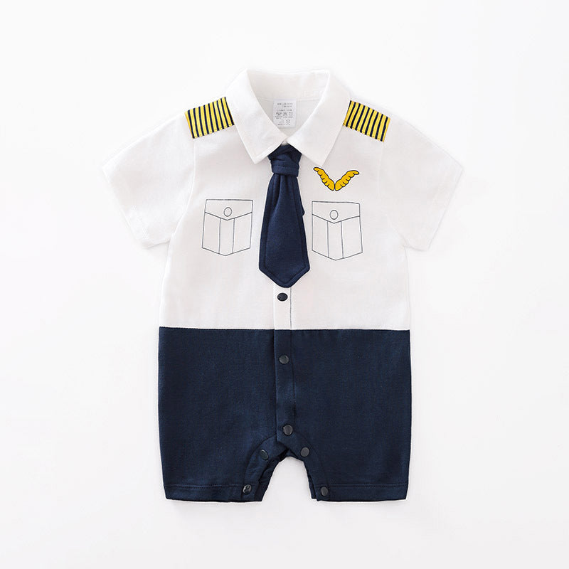Jumpsuit Summer Full Moon Year Dress Born Hundred Days Romper Jumpsuit, Climbing Suit