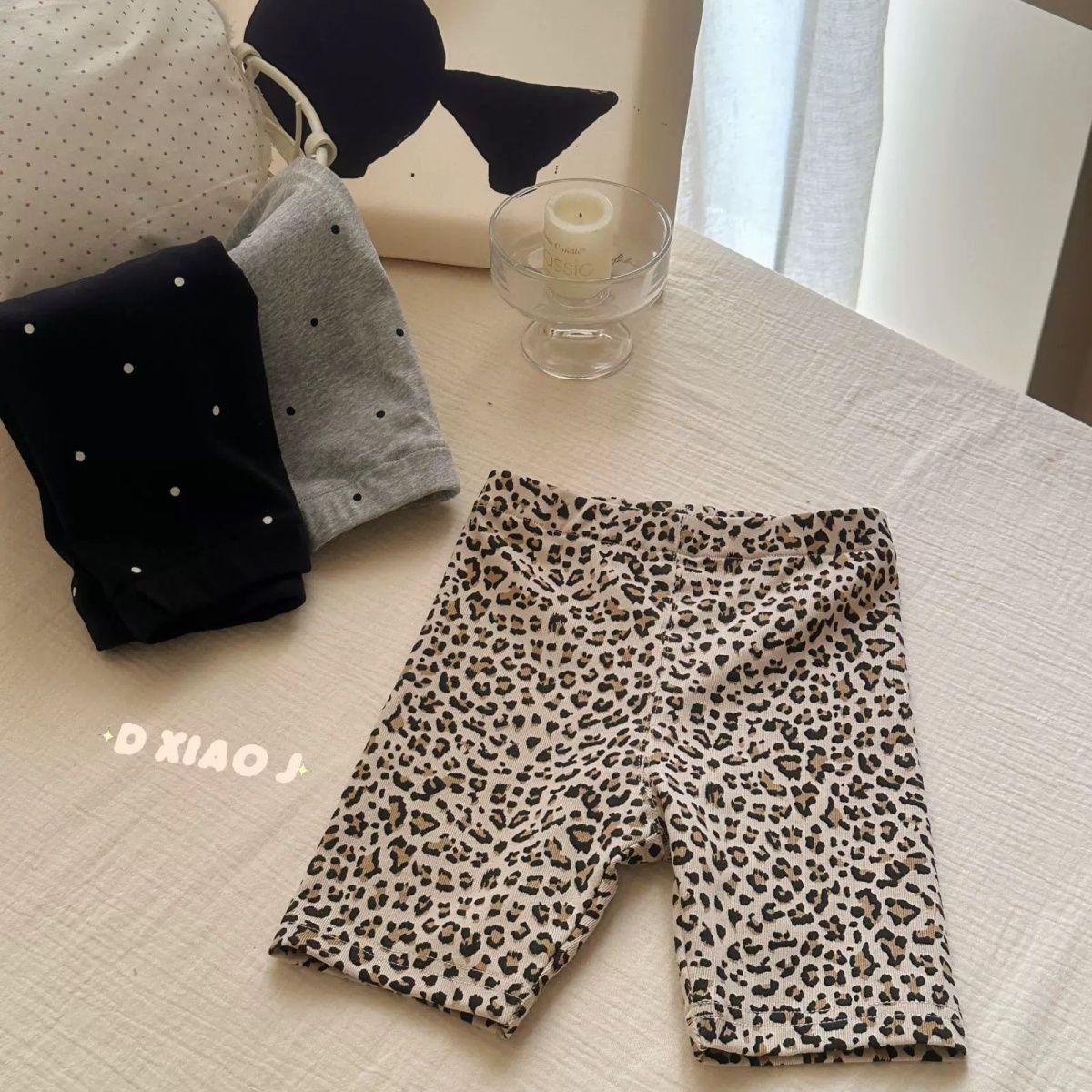 Children's Leggings Summer Thin Outer Shorts Stretch Children's Pants