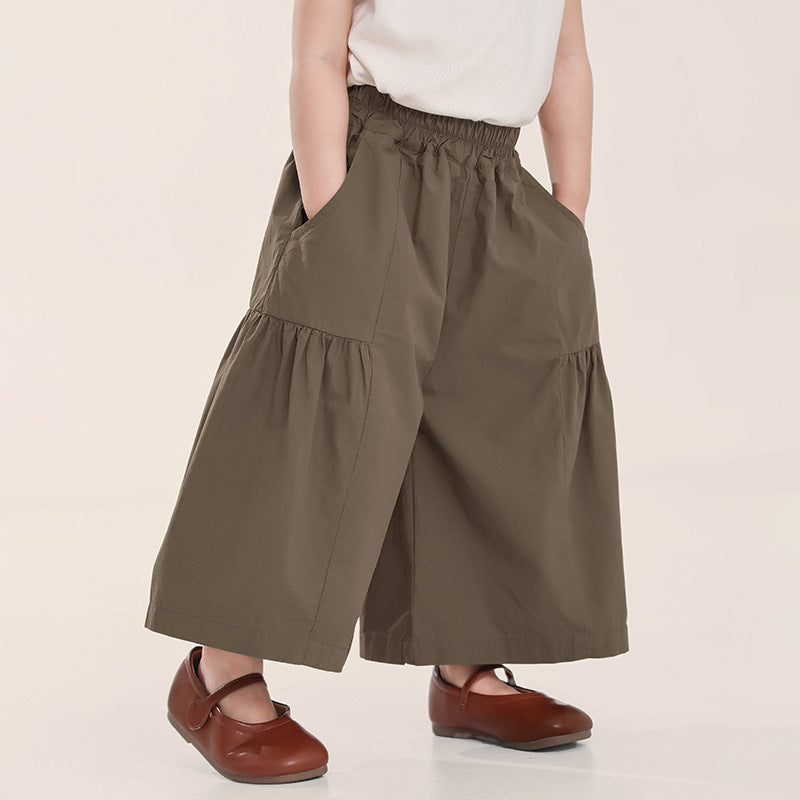 Creative Children's Clothing Cropped Thin Type Children's Pants