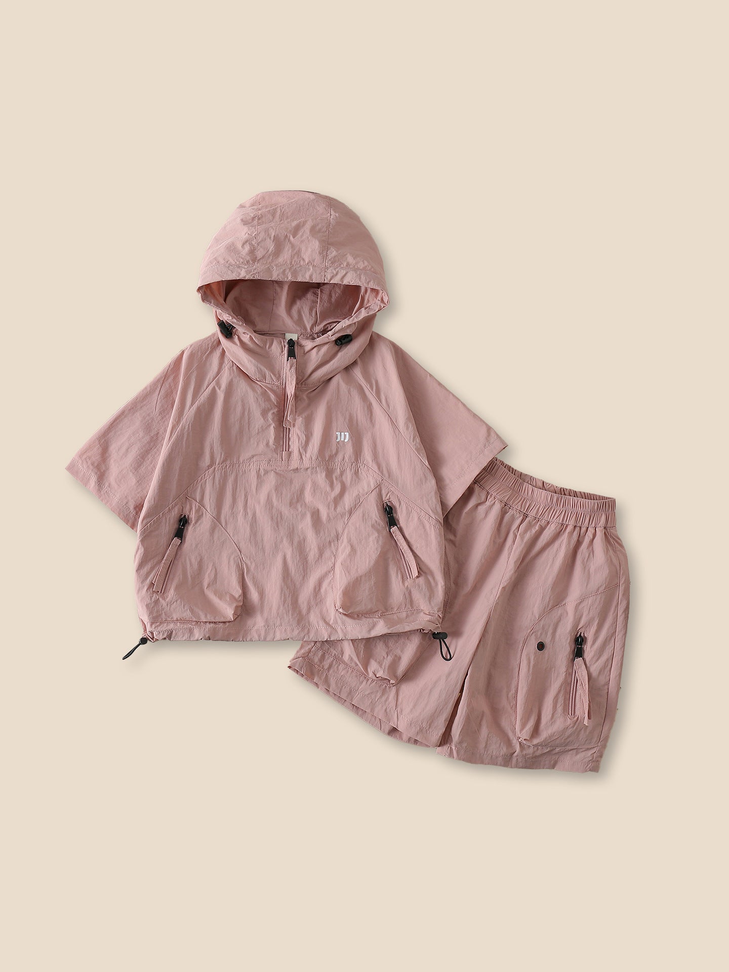 Summer Fashion Loose Comfortable Sports Hooded Children's Suit