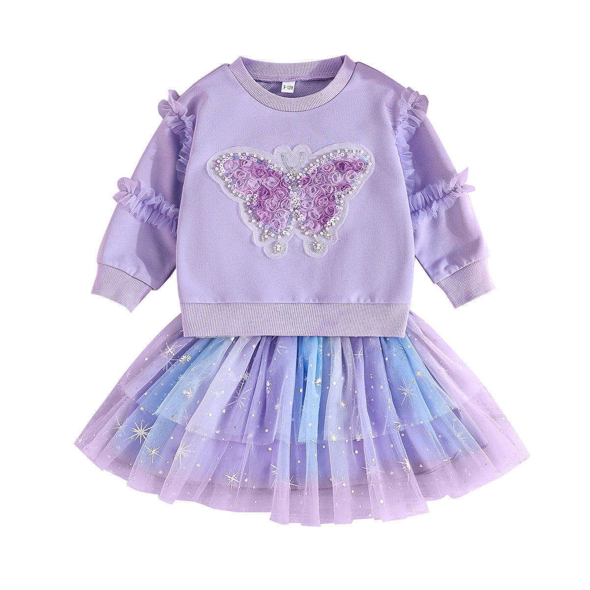 Round Neck Shirt Princess Style Fashion Children's Suit