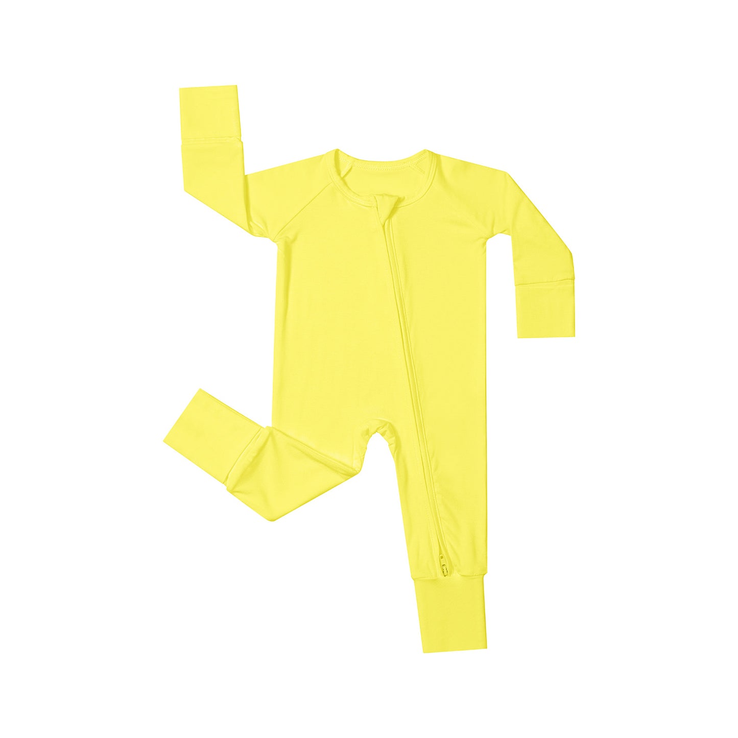 Bamboo Fiber Jumpsuits Romper Candy Color Long Sleeve Double Zipper Jumpsuit, Climbing Suit