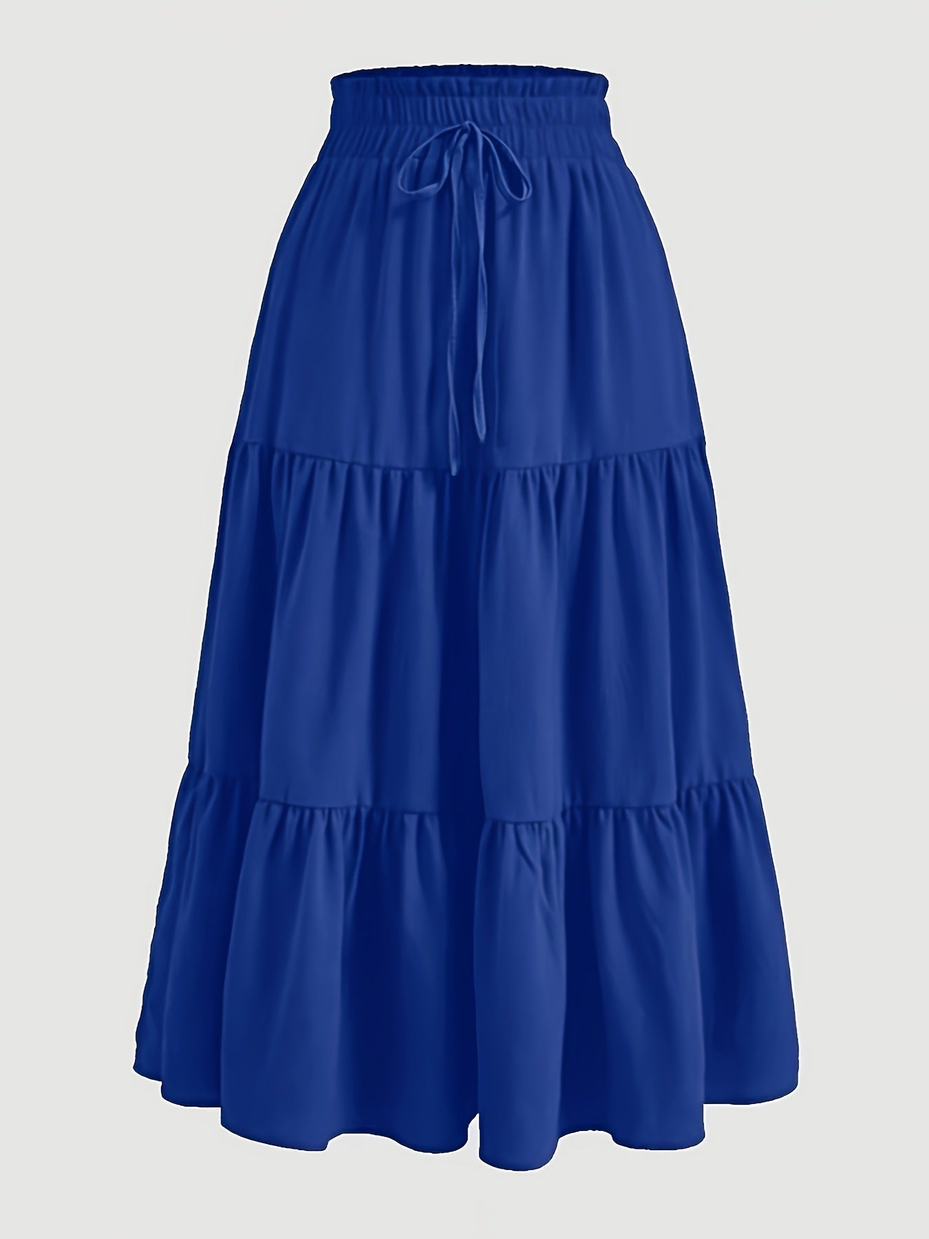 Thin Fashion Breathable Draping Knotted Waist Skirt