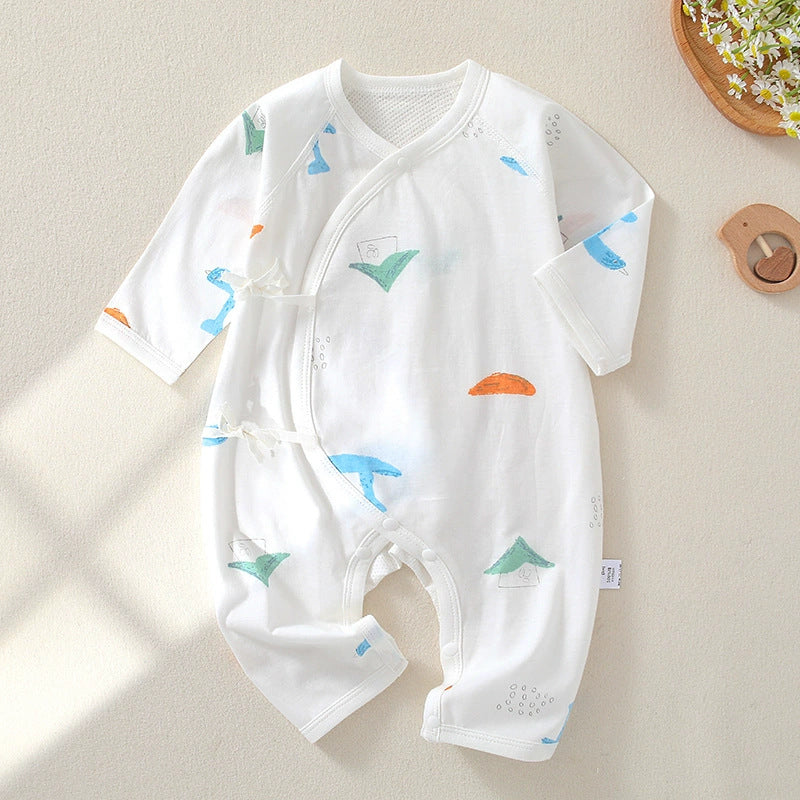 Seamless Cotton Summer Thin Romper Jumpsuits Jumpsuit, Climbing Suit