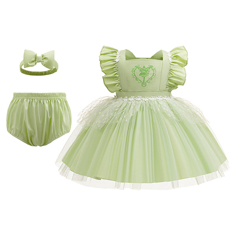 Gauze Skirt Romper Three-piece Clothes For Jumpsuit, Climbing Suit