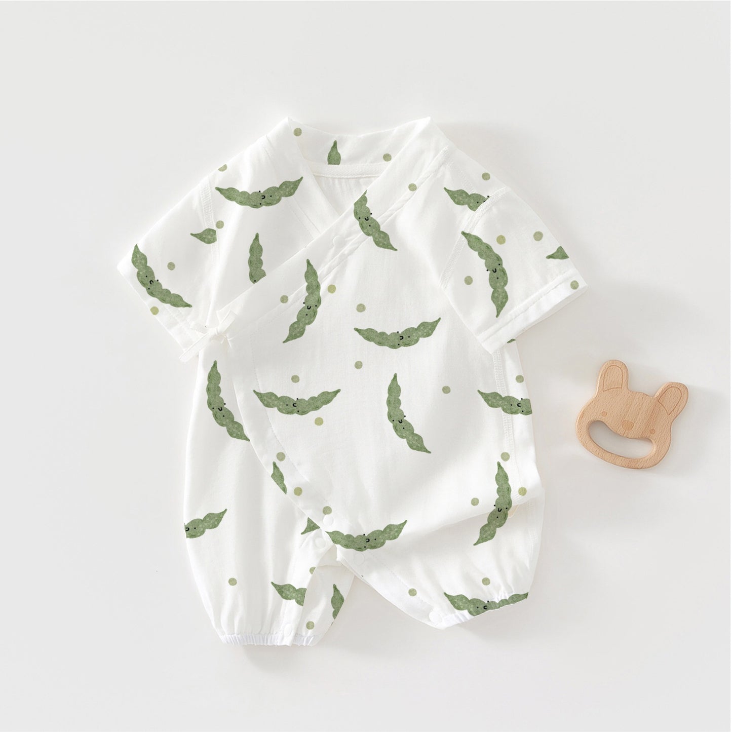 Anyang Clothes Jumpsuits Gauze Cotton Short-sleeved Rompers For Jumpsuit, Climbing Suit