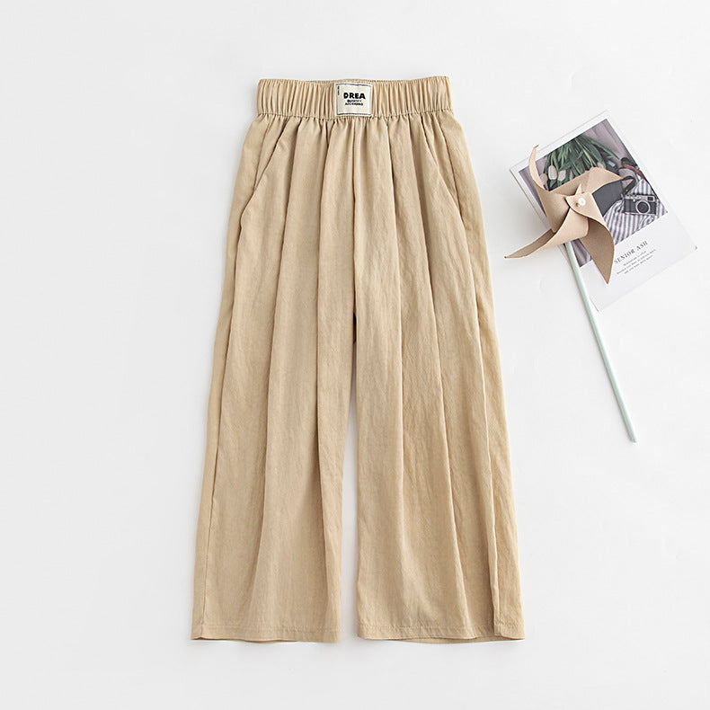 Children's Summer Thin Trousers Big Clothes Children's Pants