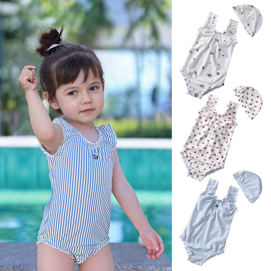 Children's One-piece Swimsuit Sun Protection Cute One Children's Suit