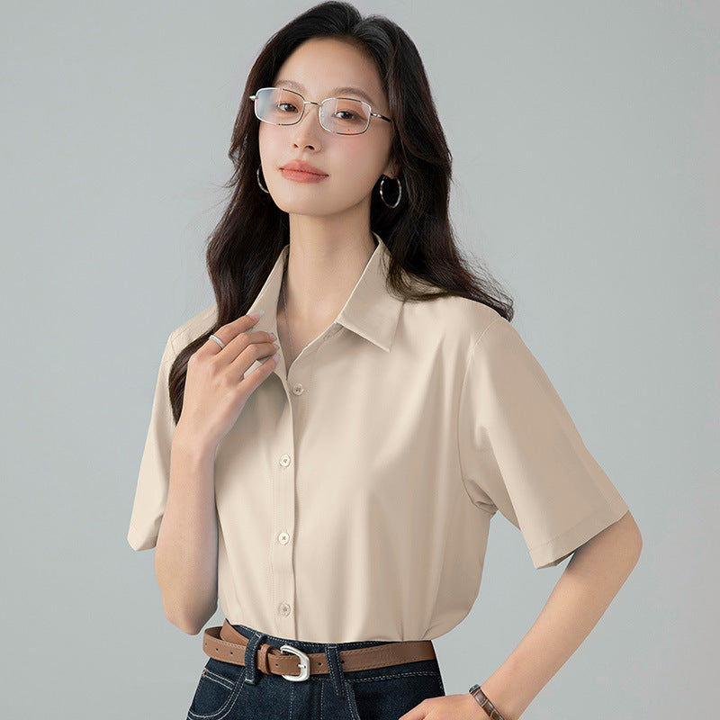 Women's Shirt Korean Loose Casual Base Business Blouse