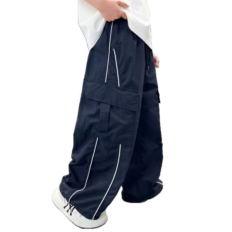 Summer Anti Mosquito Overalls Medium Big Trousers Children's Pants