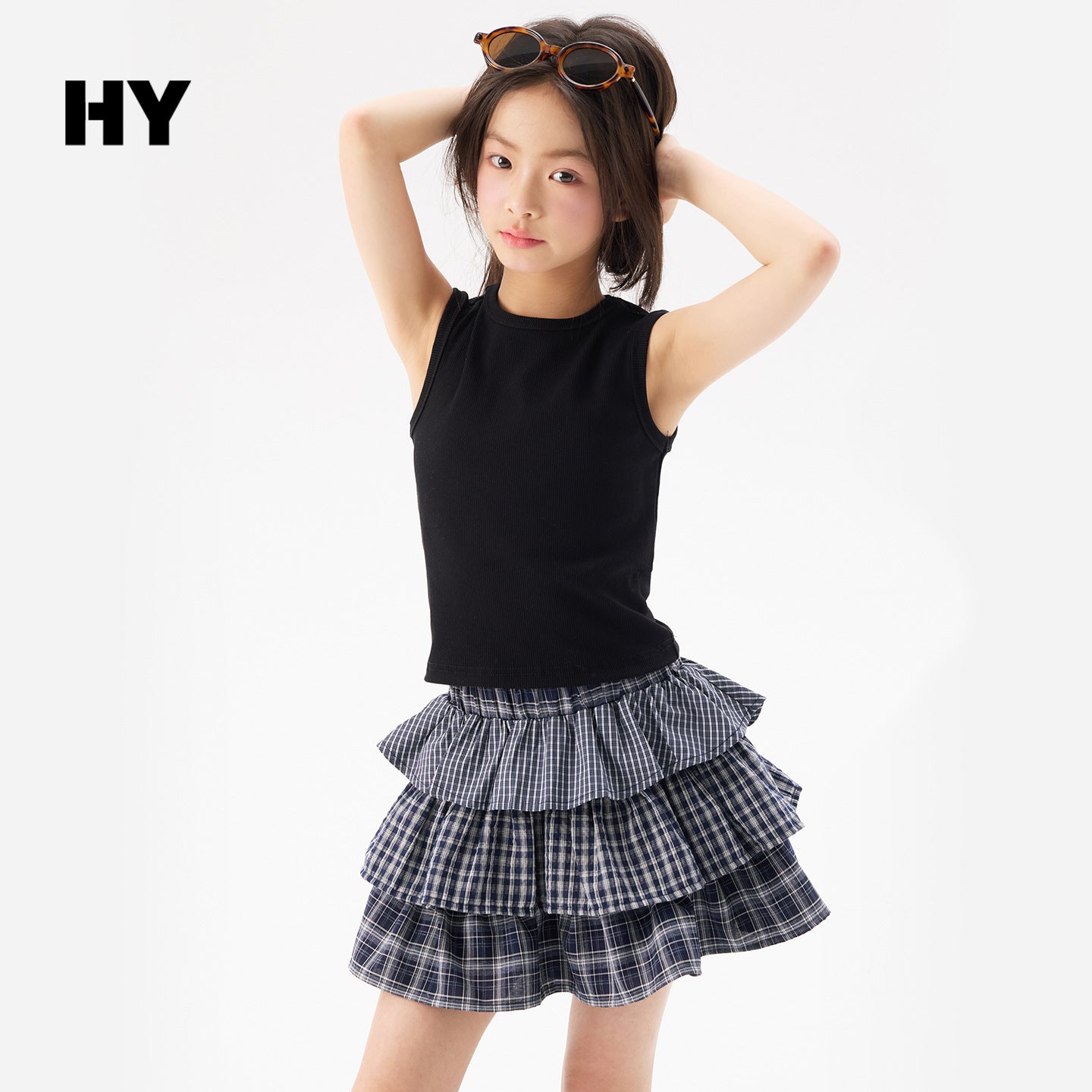 Children's Clothing Camisole Style Middle Big Sleeveless Bottoming Children's T-shirt