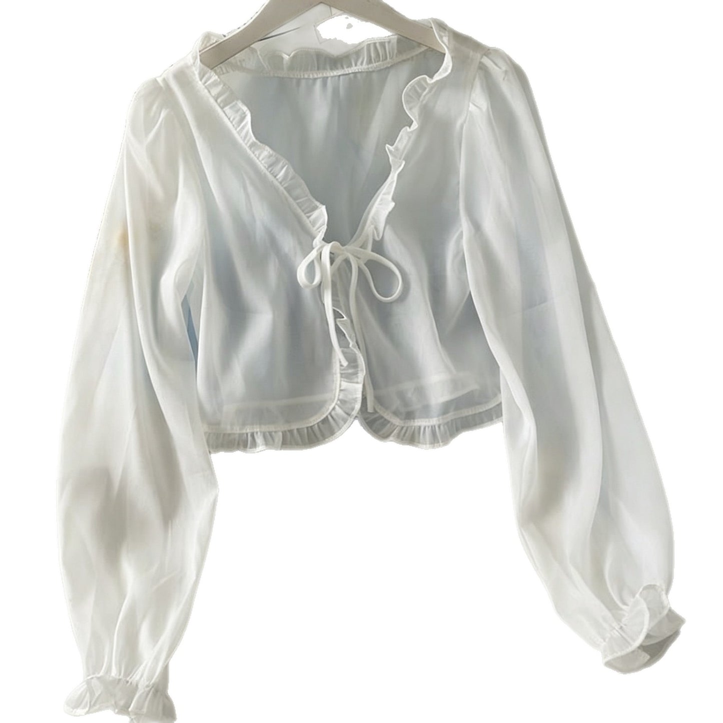 Women's Summer Ruffled Thin Sun Protection Outerwear Cardigans