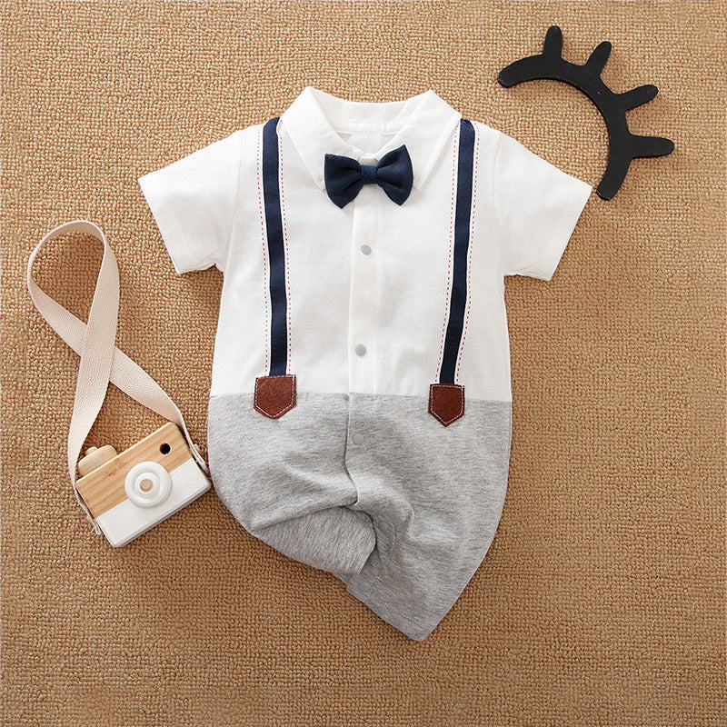 Jumpsuit Summer Full Moon Year Dress Born Hundred Days Romper Jumpsuit, Climbing Suit
